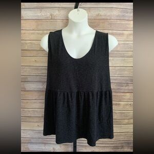 Black Sleeveless Women's Top